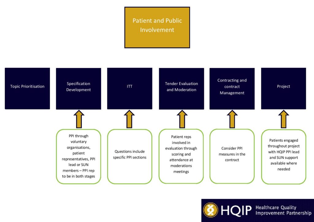 Patient and Public involvement diagram