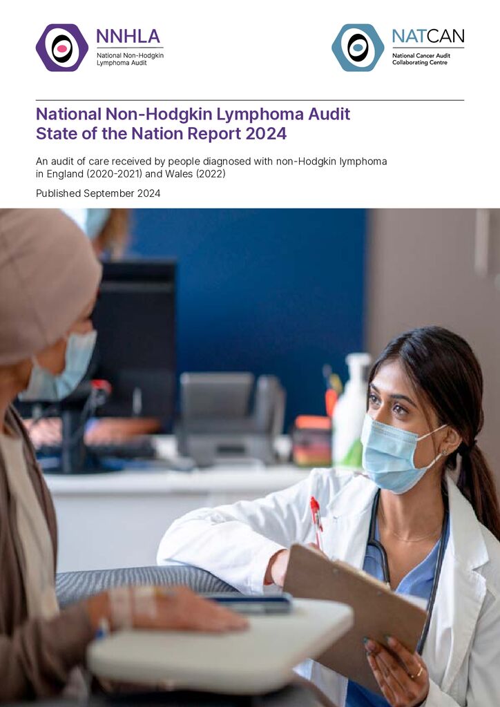 National Non-Hodgkin Lymphoma Audit Report 2024 (NNHLA)