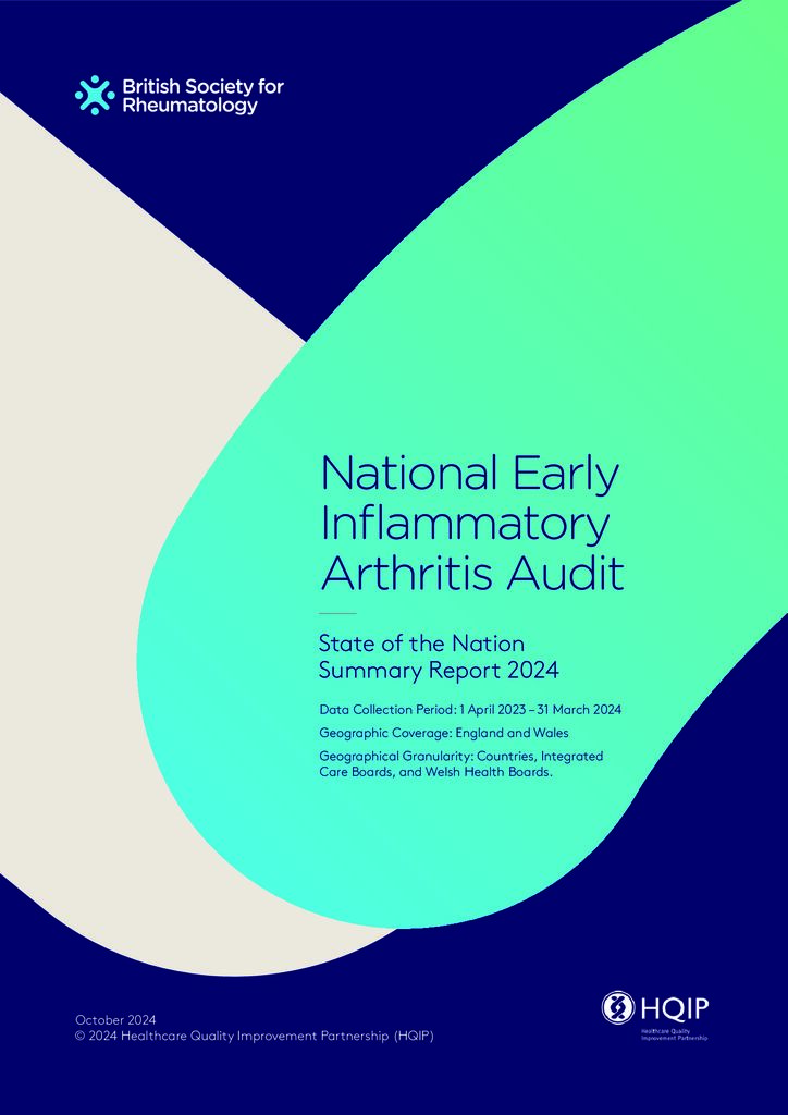 Early inflammatory arthritis 2024 report (NEIAA)