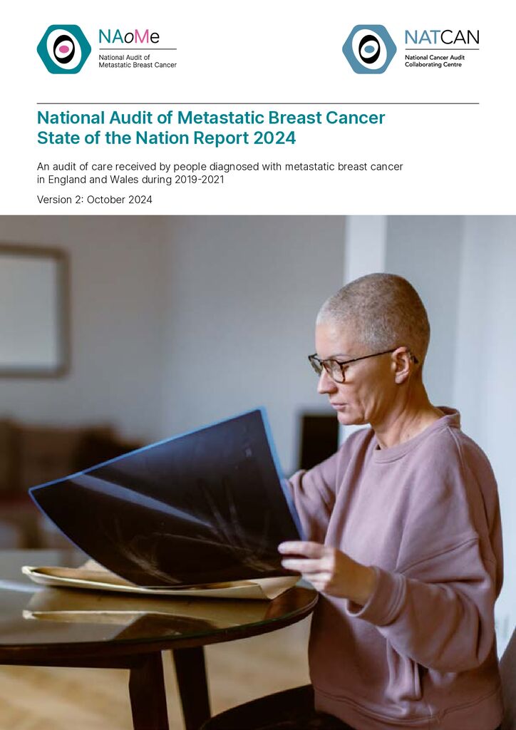 National Audit of Metastatic Breast Cancer Report 2024 (NAoMe)